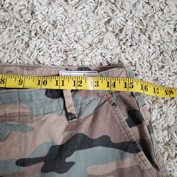 GAP Wide Leg Camo Cargo Pants Size 8 - Picture 4 of 6